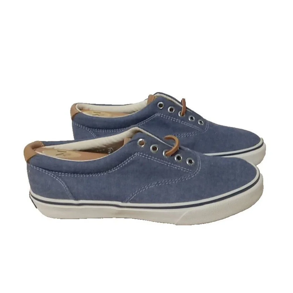 Mens Canvas SPERRY TOP SIDER STRIPER‎ ll STS14546 Sneakers - Shoe Size US 7 M
